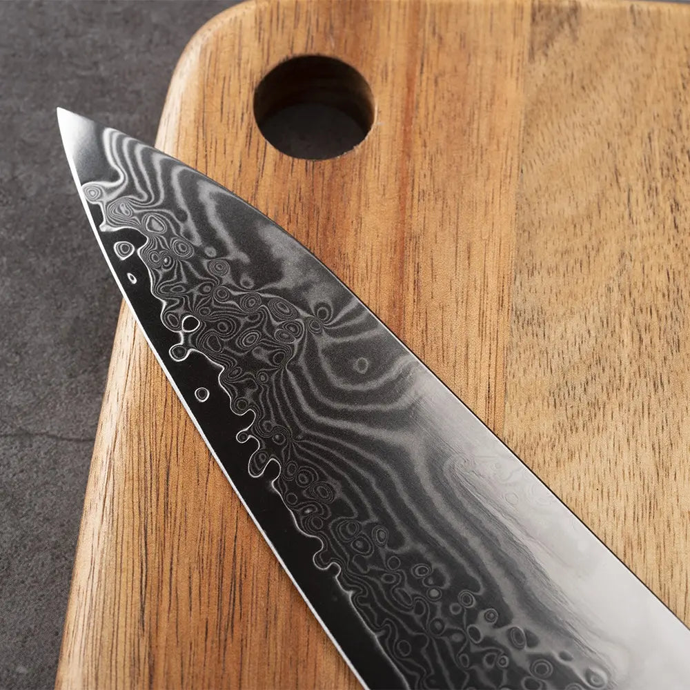 Sukamo 5-Piece Knife Set 67 Layer Folded Steel (Modern Digital Camouflage Handle)